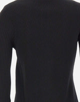"Oblique butonned sweater" 425MPU258FI0001 BLACK COURREGES