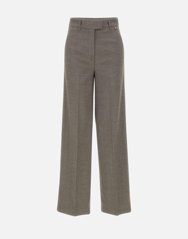 Pantaloni straight con piega CF5372T054A M9770 LIU-JO