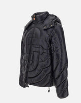 "Monogram Quilted Nylon Puffer Jacket" MAW25OT140 01 CASABLANCA