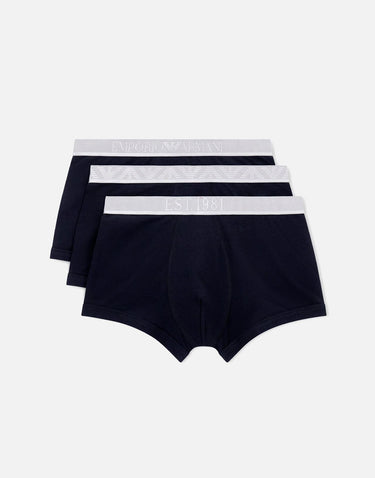 Set tre boxer in cotone organico stretch EM000259 AF10780MC406 EMPORIO ARMANI