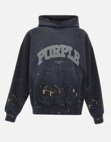 Felpa "MWT Fleece" P401 MFBS325BLACK PURPLE BRAND