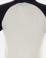 T-Shirt "Circle Contrast" 325JTS214JS0203 WHTBLK COURREGES