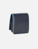 Portamonete a tacco quadrato in pelle PU2634B2 BLU2 PIQUADRO