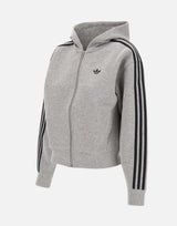 "Adicolor 3-Stripes Spacer Full-Zip Hoodie" JY2620 GREY ADIDAS