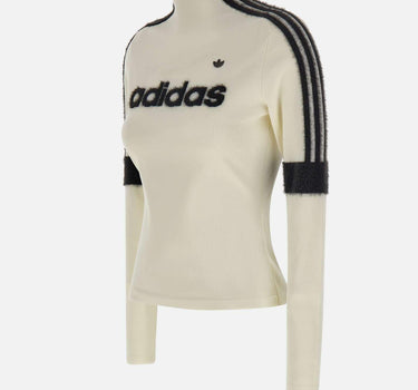 "Ls tee"<BR/> JW2524 WHITE ADIDAS