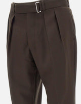Pantaloni "Pierre" in lana W24MTLG468 COFFEE OFFICINE GENERALE
