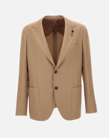 Blazer  in lana, seta e cashmere IV688AE IVSF63526300 LARDINI