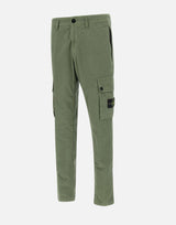 Pantaloni in tela di cotone biologico garzato 3100303S00WA V0159 STONE ISLAND