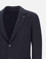 Blazer in lana e cashmere CN6202E AAIF65516850 LARDINI