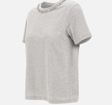 T-shirt con decorazione di cristalli RIJDK001 0M07 KAOS