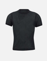 "Signature contrast t-shirt" 125JTS017JS0069 9999 COURREGES