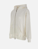 Felpa "Hvy fleece hoodie" P460 BFCM724OFFWHITE PURPLE BRAND