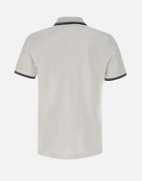 Polo in piquet di cotone stretch NPMB250140STDW B001 FAY
