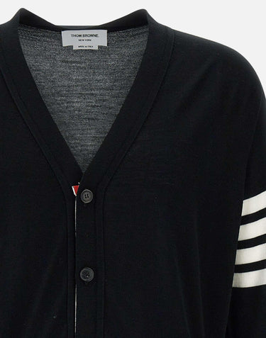 Cardigan "Classic V-Neck" MKC002A Y1014001 THOM BROWNE