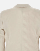 Blazer in lino e cotone 50514657 255 BOSS