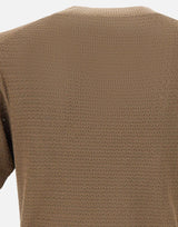 T-shirt in filato di cotone e viscosa 100221 052 KANGRA