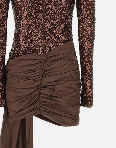 "Sequins Bow Mini Dress" 114881 2910 ROTATE BIRGER CHRISTENSEN