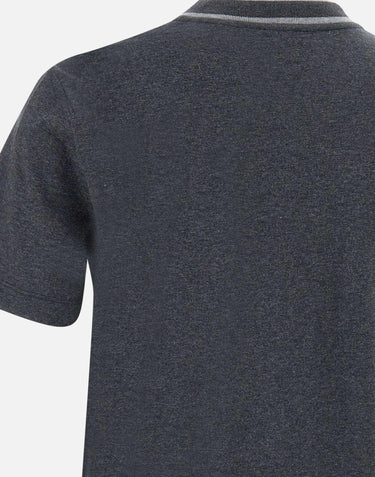 T-shirt in cotone  e cashmere R55047J0 A3035A73 PESERICO