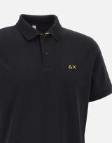 "Print under collar polo shirt" A35115 11 SUN68