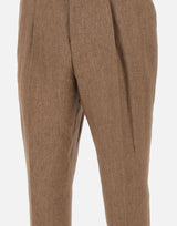 Pantaloni " L-Peet " in lino 50539826 207 BOSS