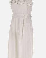 Jumpsuit in lino e viscosa QP5CO038 1019 KAOS