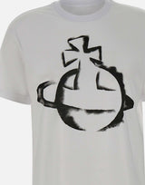 "Stencil orb classic t-shirt" 3G010033 J001MA401 VIVIENNE WESTWOOD