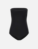 "Bustier Lingerie Jersey Bodysuit" 425JBD161JS0256 BLACK COURREGES