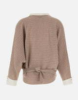 Maglia aperta in lana e cashmere CF5316MS019 C3763 LIU-JO