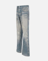 "Snap Carpenter Pant" M5005 TBBD325BLUE PURPLE BRAND