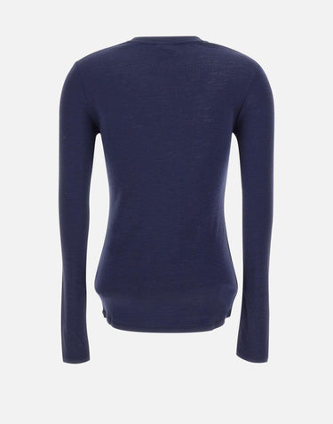 T-shirt in lana merino T45217 07 SUN68