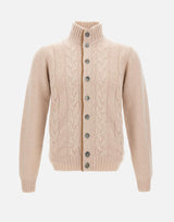 Maglia in lana e cashmere DC918586 MIELE DELLA CIANA CASHMERE
