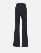 Pantaloni in crêpe con placca logo PA07851E2 110 ELISABETTA FRANCHI
