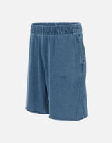 Shorts in jersey di cotone M4138CJAB225 BLUE PURPLE BRAND