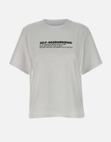 " Aggrandizing Slogan tee" 1225JTS006578A WHITE VICTORIA BECKHAM