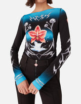 "Slinky jersey top" WAW25JTP404 01 CASABLANCA