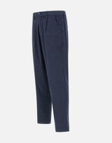 Pantaloni "Marc-El" misto lino e cotone stretch P616LS 34164002 RE-HASH
