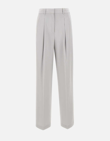 Pantaloni  "Dbl Pleat" in crepe giapponese Admiral O1109201 B6M THEORY