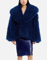 "Faux Fur Belted Jacket" 114647 1587 ROTATE BIRGER CHRISTENSEN
