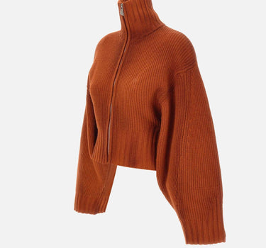 Cardigan in lana e cashmere 251WCD00009 KWS010SP107 THE ATTICO