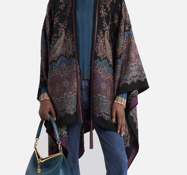 Mantella  in lana, seta e modal WRBD0012 AQ241X0886 ETRO