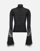 Maglia in lana e mohair 4M170A N0990 BLUMARINE