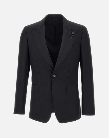 Blazer in fresco lana EQ6901E EQSK62408999 LARDINI