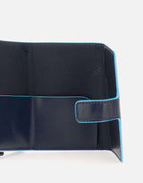 "Compact Wallet" PP5649B2BLR BLU2 PIQUADRO