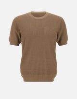T-shirt in filato di cotone e viscosa 100221 052 KANGRA