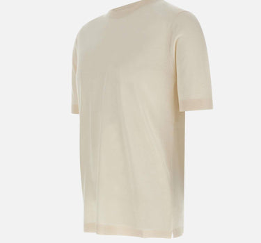 T-shirt in lana, seta e cashmere TS0MC LSC18R020 FILIPPO DE LAURENTIIS