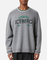 Maglia in lana, cashmere e viscosa A0187469 8993 ICEBERG