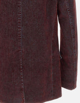 Blazer effetto denim SH2BN0019 M30039227 MM6 MAISON MARGIELA