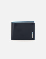 Portafoglio "Blue Square" in pelle PU1392B2R BLU2 PIQUADRO