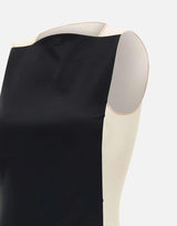 "Illusion Satin Bodysuit" 225JBD139TA0007 B067 COURREGES