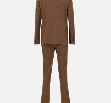 Completo due pezzi in lana 120 'S natural 2SVS22B01 080005M5047 TAGLIATORE